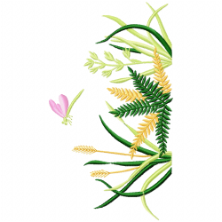 Flowers And Tree Embroidery Design 6 Flowers And Tree Embroidery Design 6